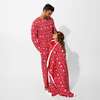Polar Isle Red Bamboo Men's Pajama Set, Red - Pajamas - 3