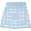 Aztec Skirt, Sky - Skirts - 1 - thumbnail