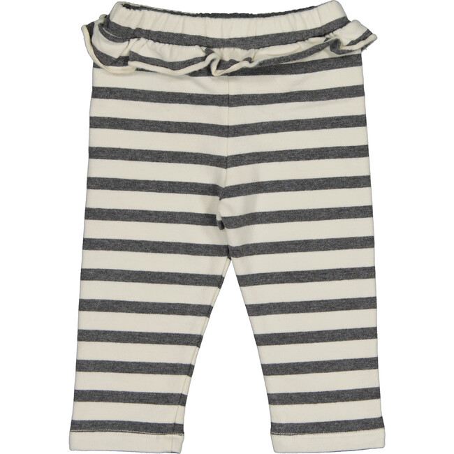 Legging with ruffled waistband, Stripes - Leggings - 1