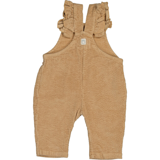 Coudrouy Overall with ruffle detail, Beige - Overalls - 2