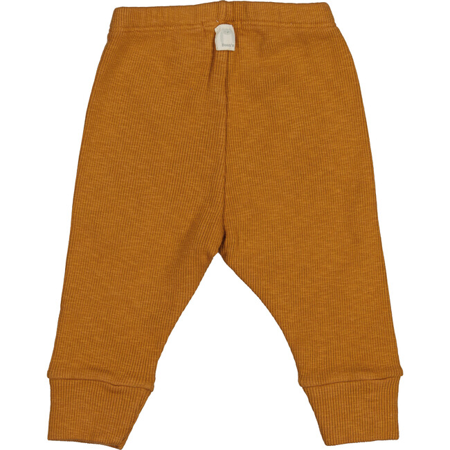 Ribbed Leggings, Caramel - Leggings - 2