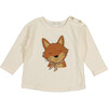 Long Sleeve Tee Shirt, Fox Head - T-Shirts - 1 - thumbnail