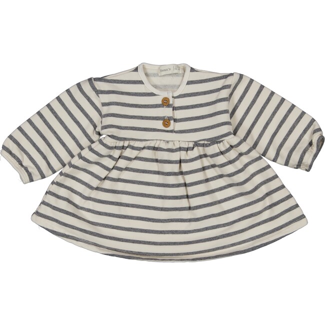 Striped Dress, Ecru