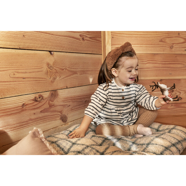 Striped Dress, Ecru
