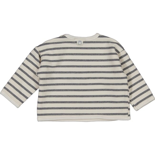 Stripe Pullover, Ecru