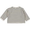 Stripe Pullover, Ecru - Sweatshirts - 2 - thumbnail
