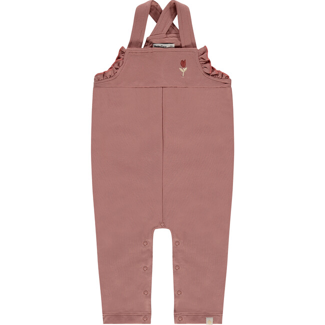 Baby Girl Regular Fit Overalls, Mauve Pink