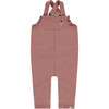 Baby Girl Regular Fit Overalls, Mauve Pink - Overalls - 1 - thumbnail