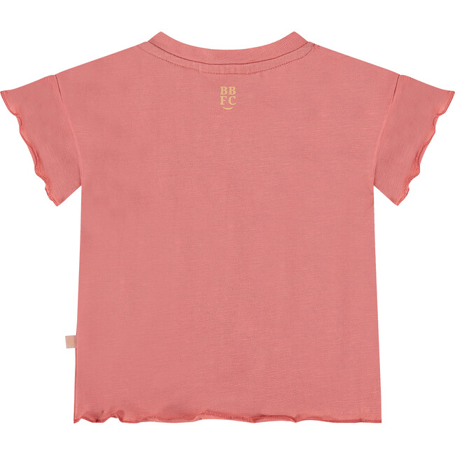 Flower Print Short Sleeve T-Shirt, Candy Pink - T-Shirts - 2