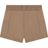 Baby Boy Elastic Drawstring Waist Sweatshorts, Chestnut - Shorts - 2