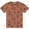 Cactus T-Shirt, Tan - T-Shirts - 1 - thumbnail