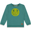 DJ Headphones Crew Neck Pullover Sweatshirt, Turquoise - Sweatshirts - 1 - thumbnail