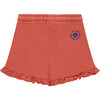 Ruffled Shorts, Orange - Shorts - 2