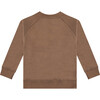 Dj Vinyl Character Crew Neck Pullover Sweatshirt, Brown - Sweatshirts - 2