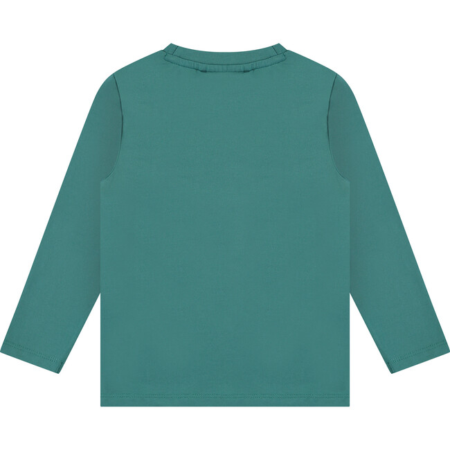 DJ Hot Tunes Print Long Sleeve T-Shirt, Turquoise - T-Shirts - 2