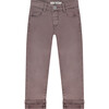 Classic Straight Leg Pant, Mocha Brown - Pants - 1 - thumbnail