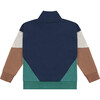 Color-Block Mock Collar Quarter Zip Pullover Sweatshirt, Multicolors - Sweatshirts - 2 - thumbnail