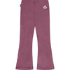 Ribbed Flare Leggings, Purple - Leggings - 2