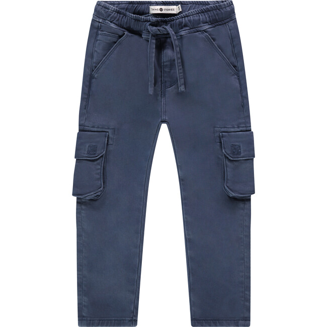 Pull-On Drawstring Cargo Pant, Navy