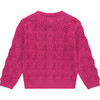 Knit Cardigan, Pink - Cardigans - 2