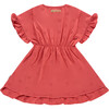 Eyelet Dress, Red - Dresses - 2