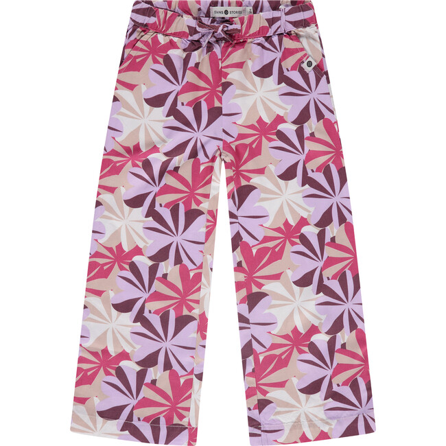Wide Leg Palm Tree Pant, Multi