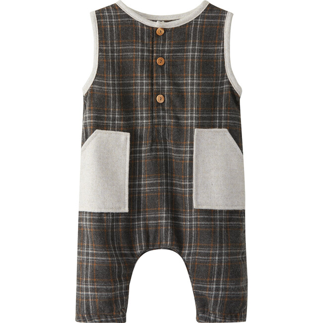 Plaid Onesie, Grey