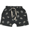All-Over Toucan Print Shorts, Charcoal - Shorts - 1 - thumbnail