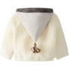 Fuzzy Fish Printed Sweater, White - Sweaters - 2