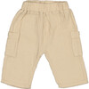 Side Pocket Gauze Pants, Sand - Pants - 1 - thumbnail