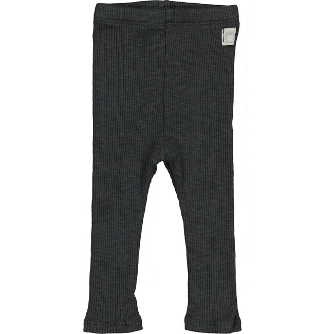 Ribbed Leggings, Charcoal