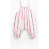 Striped Jumpsuit, White - Jumpsuits - 2