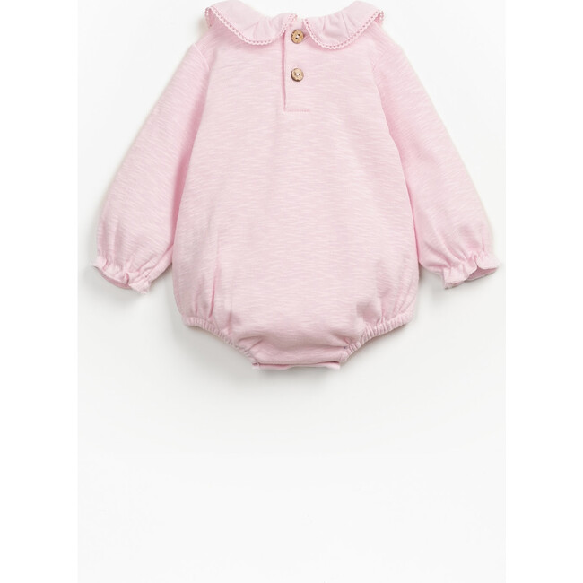 Long Sleeve Bubble Onesie, Pink