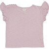 Ruffle Tee, Mauve Pink - T-Shirts - 2