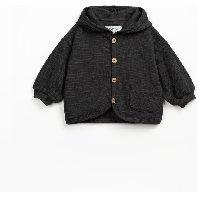 Hooded Cardigan, Grey