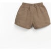 Woven Shorts, Brown - Shorts - 2 - thumbnail