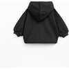 Hooded Cardigan, Grey - Cardigans - 2