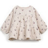 Gauze Tiered Tunic, Cream - Blouses - 1 - thumbnail