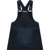 Denim Overall Jumper, Navy - Overalls - 2