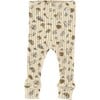 Signs of Autumn Leggings, Ecru - Leggings - 1 - thumbnail