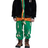 All-over Duck Graphic Print Elastic Waistband Pockets Jogger, Emerald - Sweatpants - 2 - thumbnail