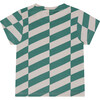 T-Shirt, Green/Cream - T-Shirts - 2