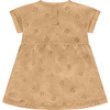 Eyelet Dress, Tan - Dresses - 2