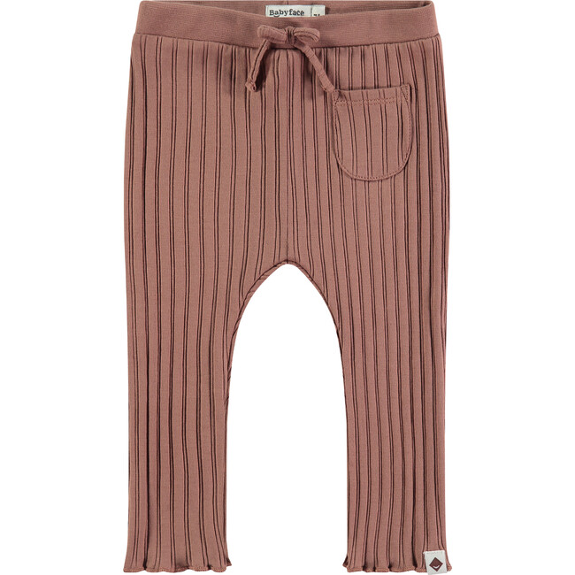 Ribbed Leggings, Pink