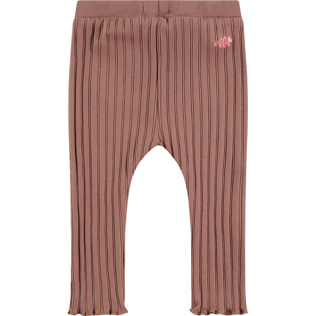 Ribbed Leggings, Pink - Leggings - 2