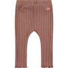 Ribbed Leggings, Pink - Leggings - 2