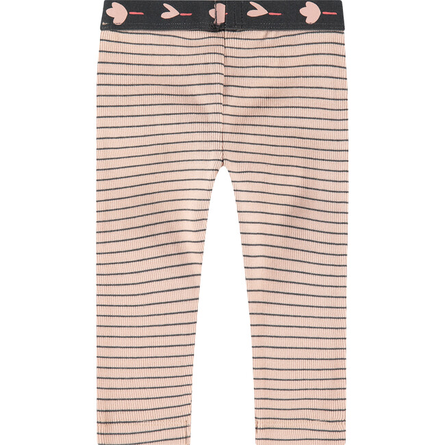 Striped Pants, Faded Salmon - Pants - 2