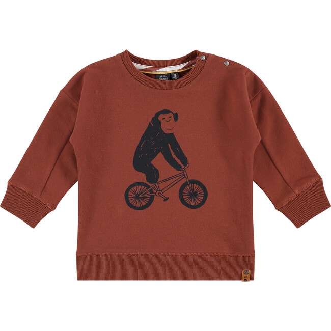 Monkey Pullover, Mahony - Sweatshirts - 1