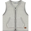 Vest, Grey - Vests - 1 - thumbnail