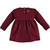Graphic Print Tunic, Dark Ruby - Shirts - 2